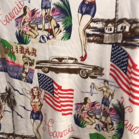⚡️FINAL PRICE⚡️ Vintage Pinup Hawaii Summer July Top - Picture 14 of 16